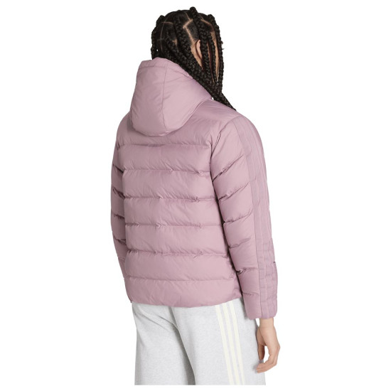 Adidas Γυναικείο μπουφάν Essentials Climawarm 3-Stripes Synthetic Down Hooded Jacket